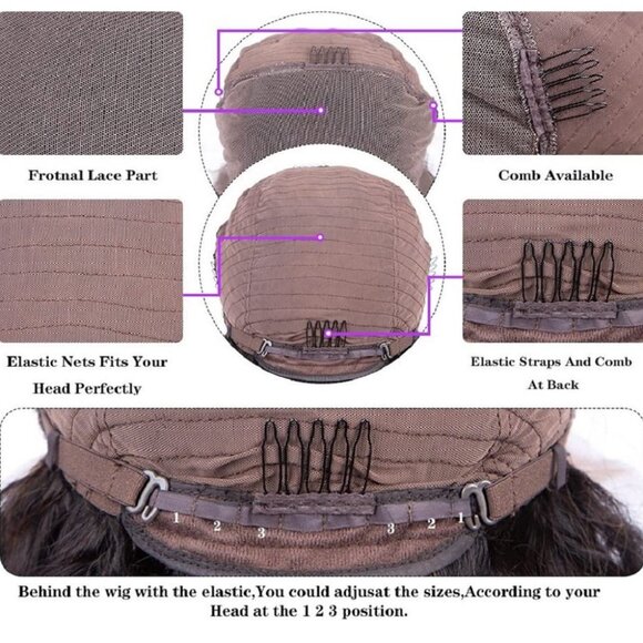 Honey Blonde Pixie Cut Wigs Human Hair for Black Women 13X1 Lace Frontal Wigs Sh - Picture 7 of 7